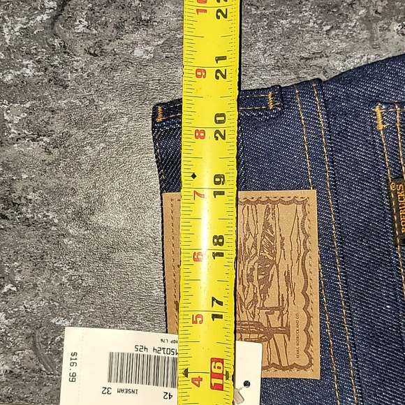 DEADSTOCK w/ tags. Vintage. Made in USA. Roebuck Boot Cut. Waist 42 L 33 - Picture 8 of 16